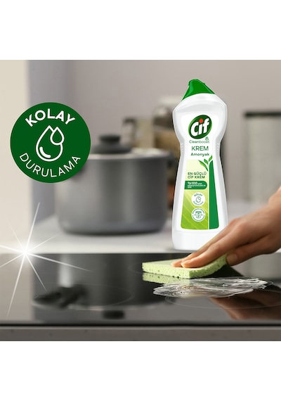 Cif Krem Amonyaklı Yüzey Temizleyici 3 x 750 ML