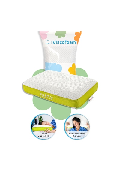Viscofoam Ergofoam Galaxy Motion Ortopedik Yastık Yumuşak Visco Yastık Soft 1.0