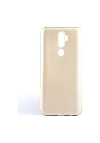 Oppo A9 2020 Kılıf Zore Premier Silikon Kapak Gold
