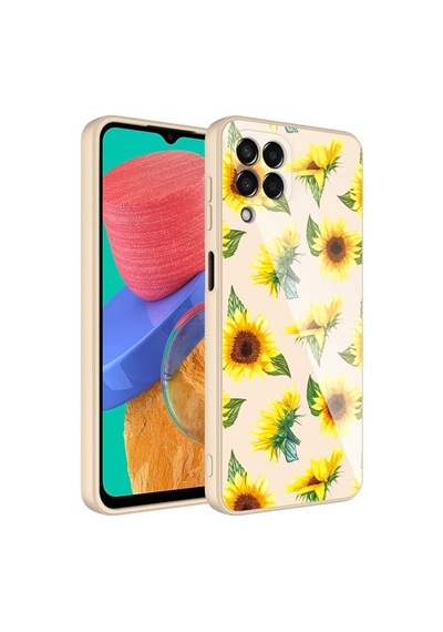 Zore Samsung Galaxy Uyumlu M33 Kılıf Kamera Korumalı Desenli Sert Silikon Omsy Epoksi Kapak - No2