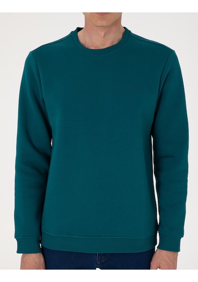 Pierre Cardin Erkek Zümrüt Sweatshirt 50315021-vr055 Zümrüt