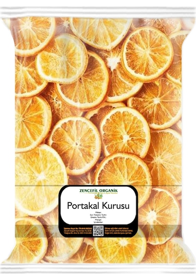Zencefil Organik Portakal Kurusu 250 G