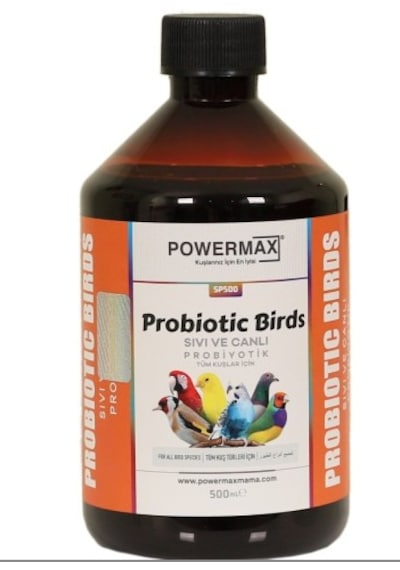 Powermax Probiyotic Birds Sıvı Ve Canlı Probiyotik 500 Ml