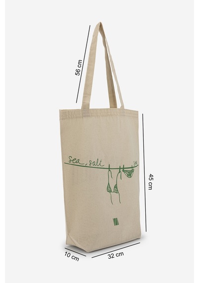 Valmenti Unisex Tekstil Yeşil Bez Poşet Çanta 1223 Vlmnt-1 Bez Poset Ntrl Ktn/ysl