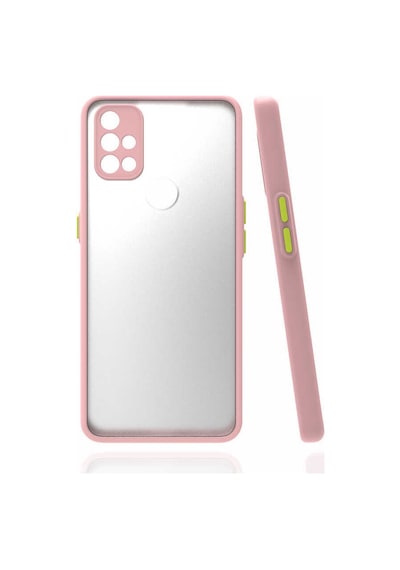 One Plus Nord N10 5g Kılıf Zore Hux Kapak Pembe