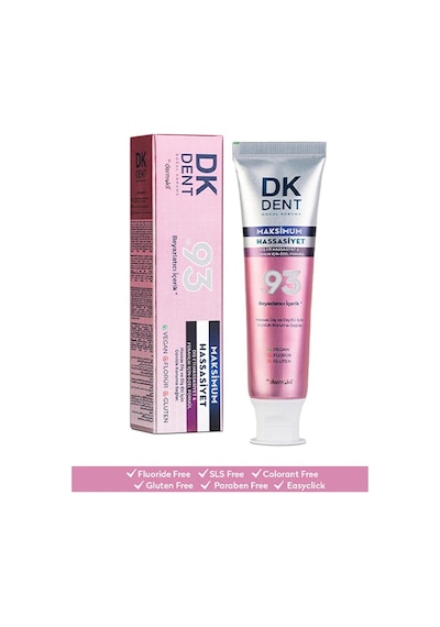 Dk Dent Maksimum Hassas Beyazlık Diş Macunu 75 Ml Diş Hassasiyeti