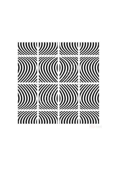 Hd144 Cadence Home Dekor Stencil 45X45