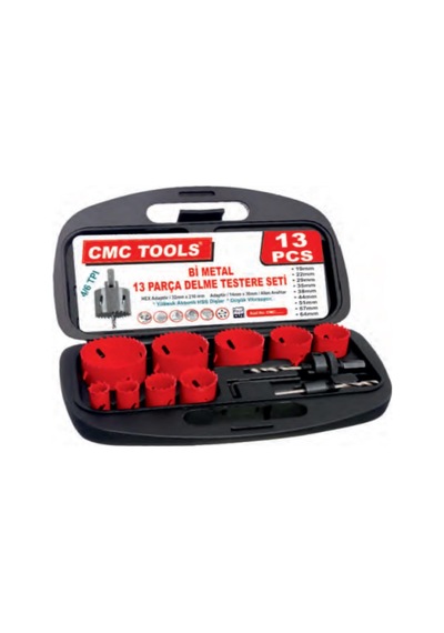 Cmc Bı Metal 13 Parça Delme Testere Setı