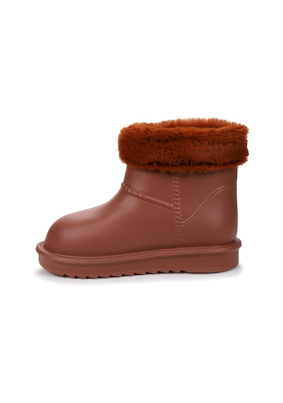 Kiko Kids Geta Su Geçirmez İçi Kürklü Kız Çocuk Eva Yağmur Kar Çizme Taba Taba