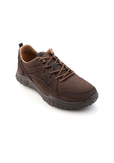 Bambi Kahve Nubuk Hakiki Deri Erkek Sneaker E01018272001