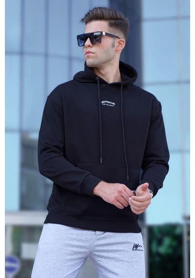 Madmext Siyah Erkek Sweatshirt 5314 Siyah