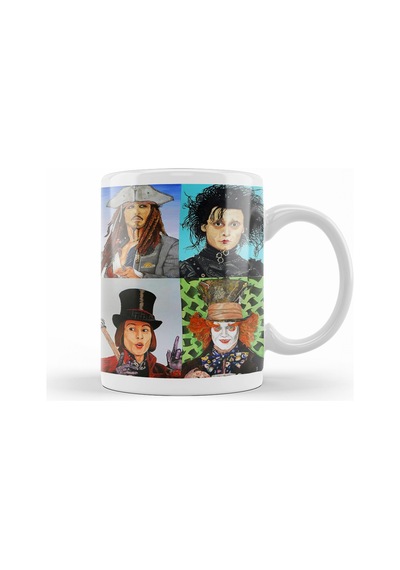 Johnny Depp Kupa Bardak Porselen No25043 Karışık