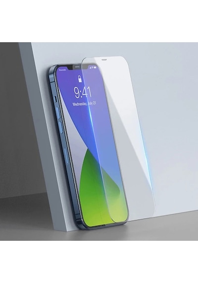 Baseus İphone 12 Mini 5.4 0.3mm Ful Tempered Cam Ekran Koruyucu 2 Adet Set- 5775