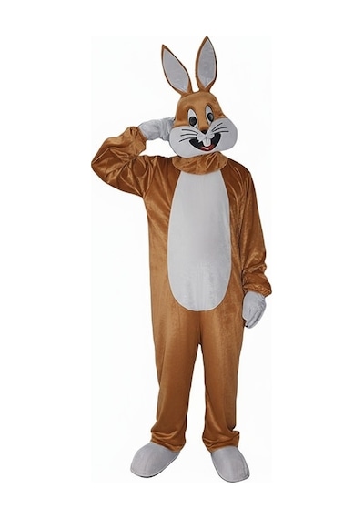 Bugs Bunny Tavşan Kostümü Yetişkin Kahverengi