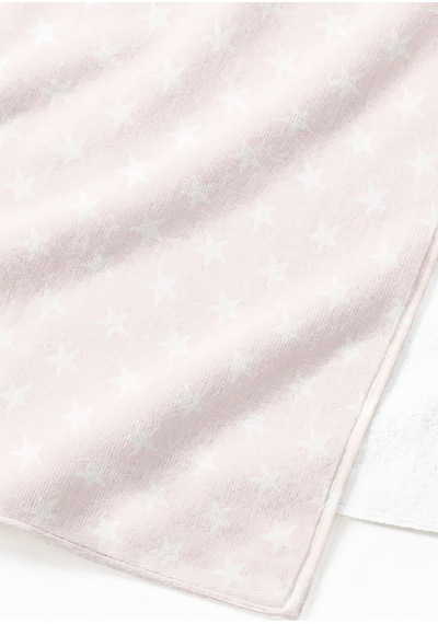 Yıldızlı Pembe Plaj Havlu Örtüsu - Pastel Modern Havuz Deniz Hızlı Kuruyan Mikrofiber Havlu Örtü Çok Renkli