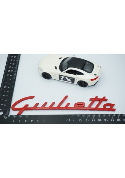 Dk Tuning Giulietta Kırmızı Abs Bagaj Yazı Logo Alfa Romeo İle Uy