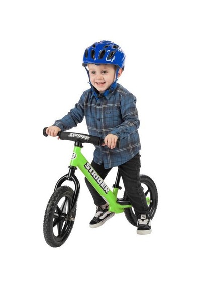 Strider 12 Sport Denge Bisikleti - Yeşil Gri