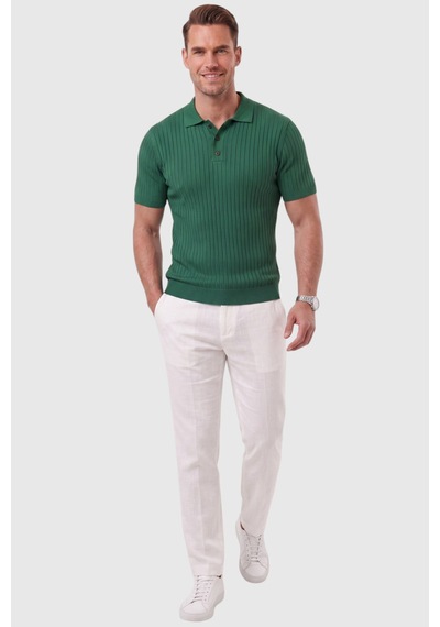 Deepsea Erkek Regular Fit Rahat Kesim Düğmeli Yeşil Polo Yaka Triko Tişört Yumuşak Likralı 2608210 Deepsea Erkek Regular Fit Rahat Kesim Düğmeli Yeşil Polo Yaka Triko Tişört Yumuşak Likralı 2608210