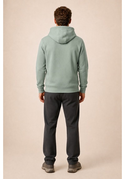 Redline Thenk Yeni Sezon Erkek Regular Fit Kapüşonlu Sweatshirt Mint