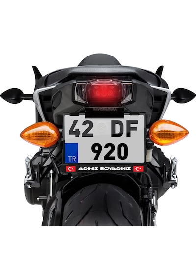 İsme Özel Motorsiklet Plakalığı Motor Plakalığı 1 Adet