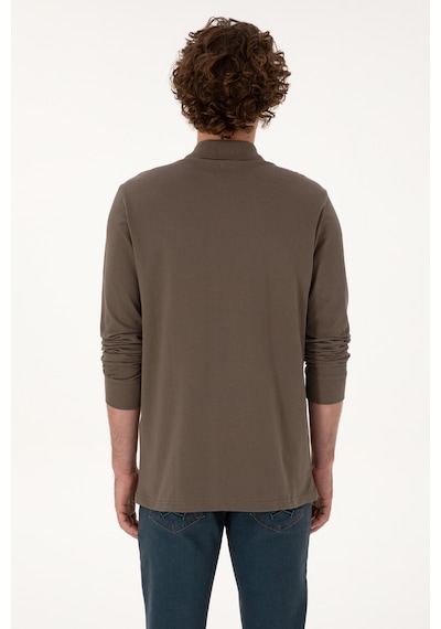 U.s. Polo Assn. Erkek Vizon Sweatshirt 50307688-vr052 Vizon