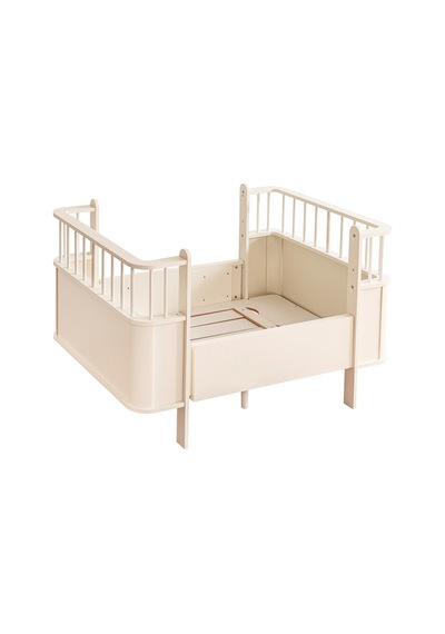 Mdf Beşik, Dünya Büyüyen Beşik 80x130 - 1 Adet 80x130 Comfort Yatak Beyaz