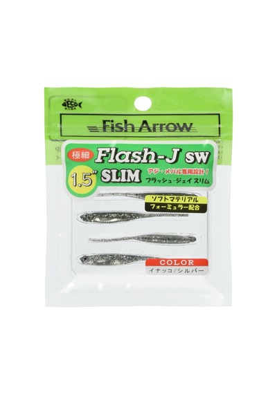 Fish Arrow Flash-j Slim Sw 1.5" 5 Adet/paket 112 Sardine/silver Olta