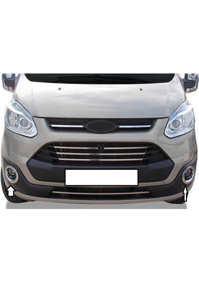 Ford Custom Uyumlu Sis Çerçeve 2 Parça 2012-2017 Paslanmaz Krom