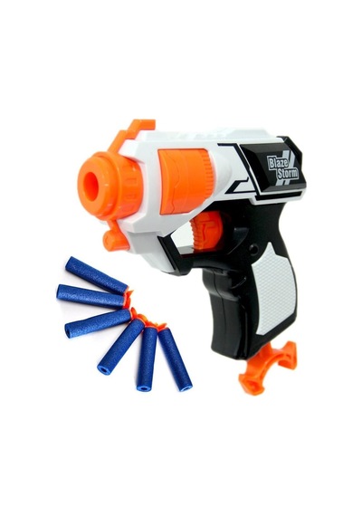 Tıfıl Toys Nişancı 6 Sünger Dart Atan 6 Dartlı Silah 5959