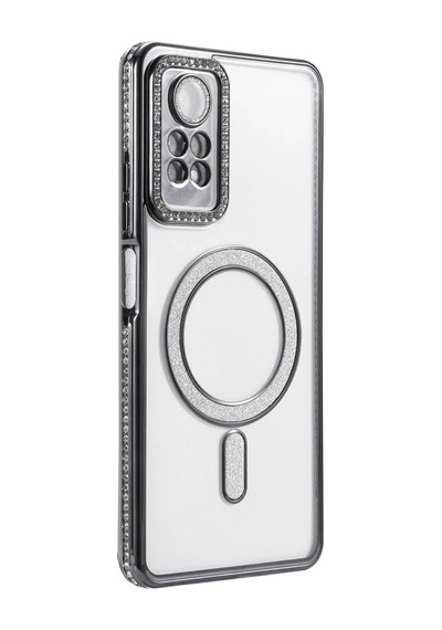 Xiaomi Redmi Note 12 Pro 4g Joke Simli Magneticsafe Kılıf - Siyah Düz Renkli