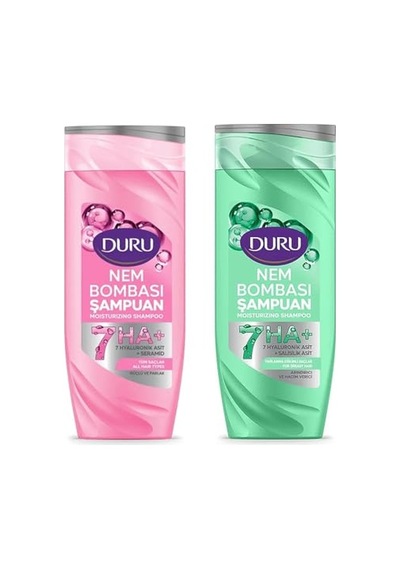 Bombası Şampuan 7 Hyaluronik Asit Ve Seramid Tüm Saçlar Ve Yağlı Saçlar Için Nemlendirici Şampuan 400 Ml 2 Li S