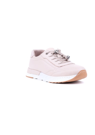 Stato Wex Hakiki Deri Kadın Sneaker Günlük Rahat Hafif Şehir Stili Ayakkabı Gri Cilt