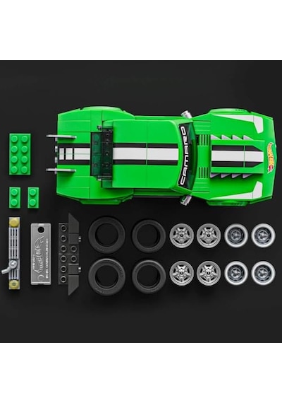 Mattel Brick Shop Hot Wheels Speed Camaro, Jft16