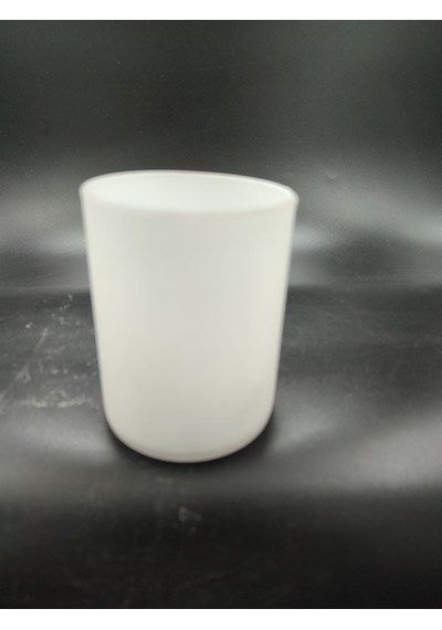 Küçük Silindir Avize Camı.beyaz Renkli E.14 Mum Ampule Göre Çapı:8.00 Cm-h:10.50 Cm Mat Beyaz