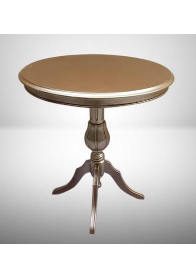 Fiskos Sehpa Eko 90503 Baba 4ayak 65 Cm Hareketli Mdf Tabla Parlak Gold El Yapım