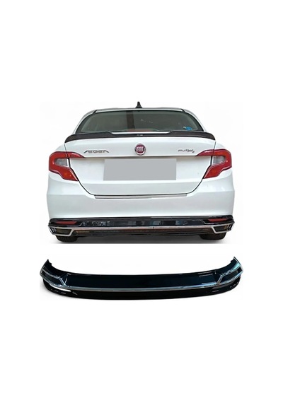 Fiat Egea Sedan Uyumlu Arka Tampon Difüzor İthal Taiwan 2015-2024 Arası