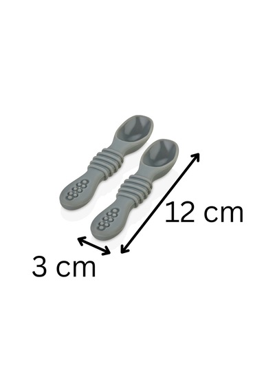 Silikon Bebek Mama Kaşığı Mocca