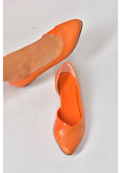 Fox Shoes Turuncu Günlük Kadın Babet P726143009 Turuncu