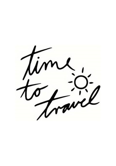 Time To Travel Duvar Dekor Sticker 34 X 30 Cm