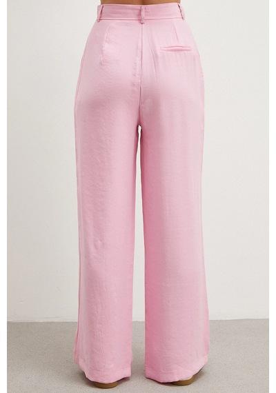 Never More Modal Palazzo Pantolon Pembe