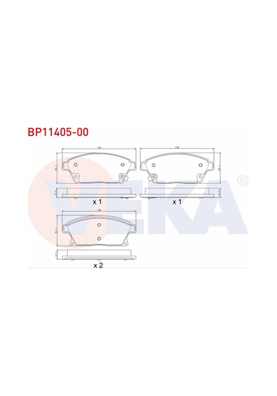 Disk Balata Chevrolet Volt, Trax, Orlando, Cruze, Opel Ampera Ön