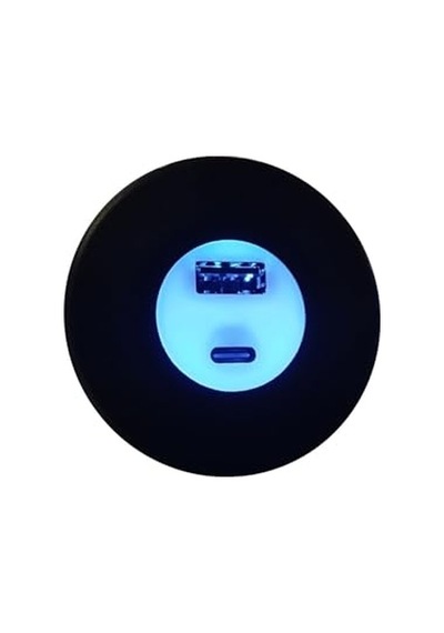 Yeo Sfeyx & Typ-c Işıklı Araç Şarj Soketi 12-24v 2,4a News Sfey 997516