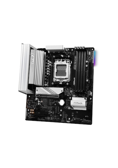 Asrock B850m Pro Rs Wifi Amd B850 Soket Am5 Ddr5 8000mhz Oc M.2 Anakart