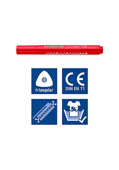 C12 Noris Üçgen Keçeli Kalem 3mm