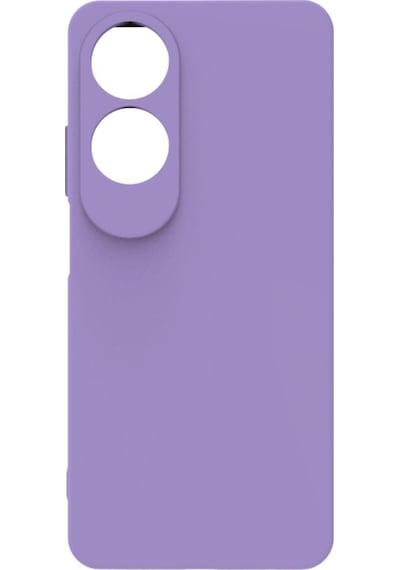 Oppo A60 Kılıf Kamera Korumalı Silikon Rubber Arka Kapak Lila