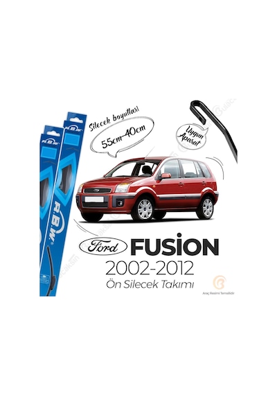 RBW Ford Fusion 2003 - 2012 Ön Muz Silecek Takım