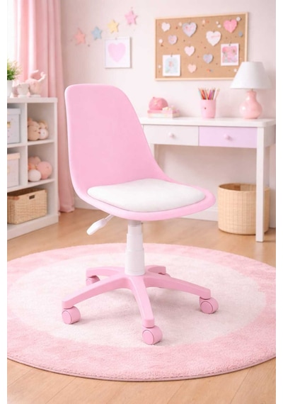 Royalyat Nova Pembe Çalışma Sandalyesi-ergonomik Ofis Koltuğu, Ayarlanabilir Yükseklik, Tekerlekli, Minderli Royalyat Nova Pembe Çalışma Sandalyesi-ergonomik Ofis Koltuğu, Ayarlanabilir Yükseklik, Tekerlekli, Minderli