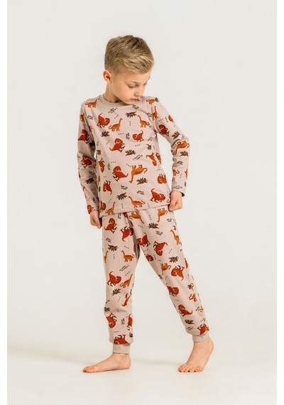 Rolypoly Erkek Çocuk Nap Is Over Sarı Uzun Kol Pijama Takım Rp3887-c-v2 Rp3887-c-v2