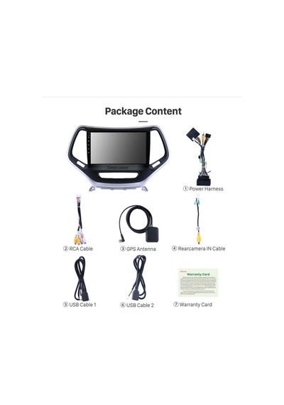 Jeep Grand Cherokee 2015-2017 Uyumlu Multi Medya Navi Gasyon Usb Kamera Carplayer 4 Ram