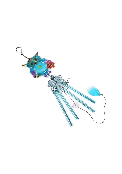 Feng Shui Baykuş Tasarımlı Cam İşlemeli Rüzgar Çanı Bahçe Balkon Dekorasyon Ürünü Yeni Ev Hediyesi 40  Cm 26274204